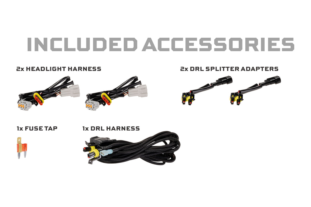 15-21 Nissan 370Z Nismo Bumper: Morimoto XB LED DRL (Set)