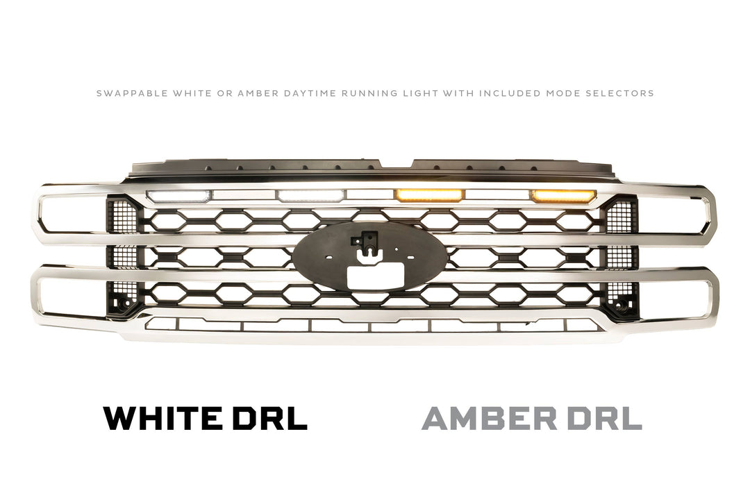 XBG LED Grille: 2023+ Super Duty (Chrome / Each)