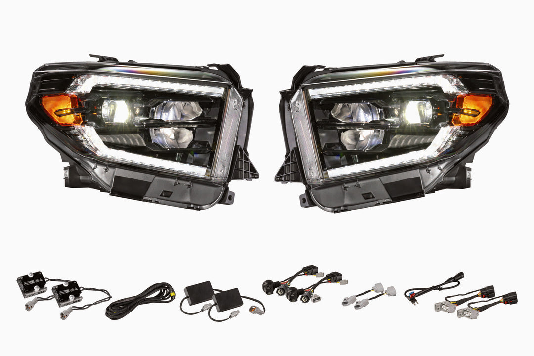 XB Evo Hybrid Headlights: 14-21 Toyota Tundra (Set)