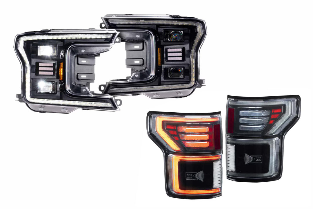18-20 Ford F-150 Hybrid Heads and Smoked Tails-HEADTAILKIT43-1