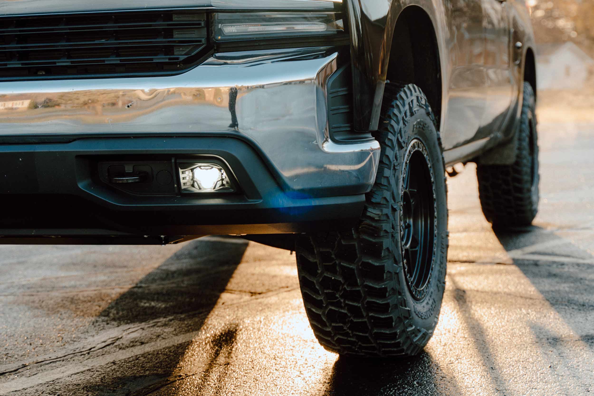 19-21 Silverado 1500 / 20-23 Silverado HD 4Banger Fog Light Kit-6
