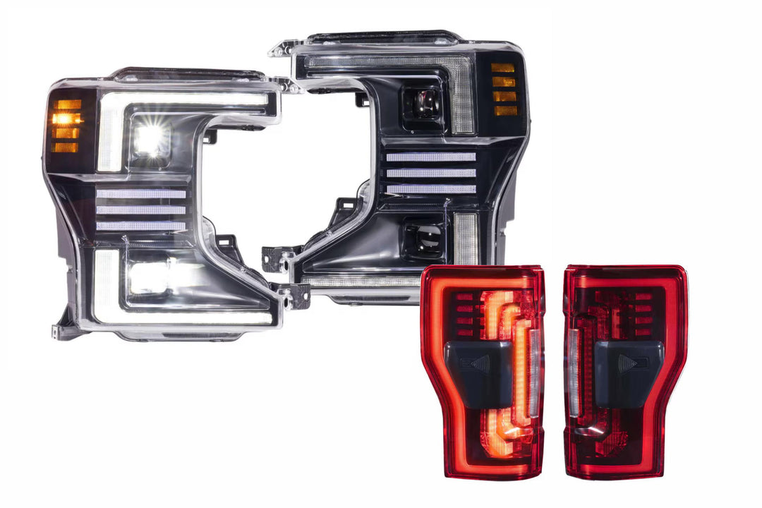 20-22 Ford Super Duty Hybrid Heads and Red Tails-HEADTAILKIT93-1