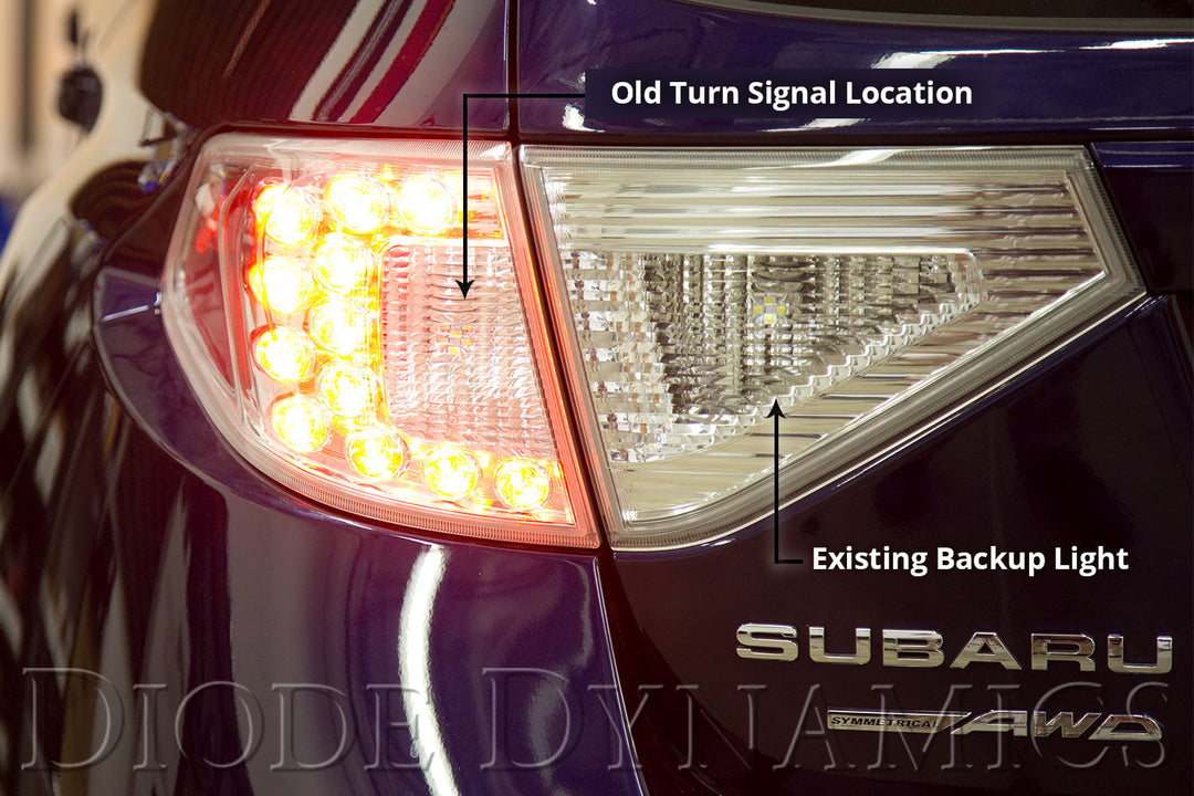2008-2014 Subaru WRX/STi Hatchback Tail as Turn Diode Dynamics