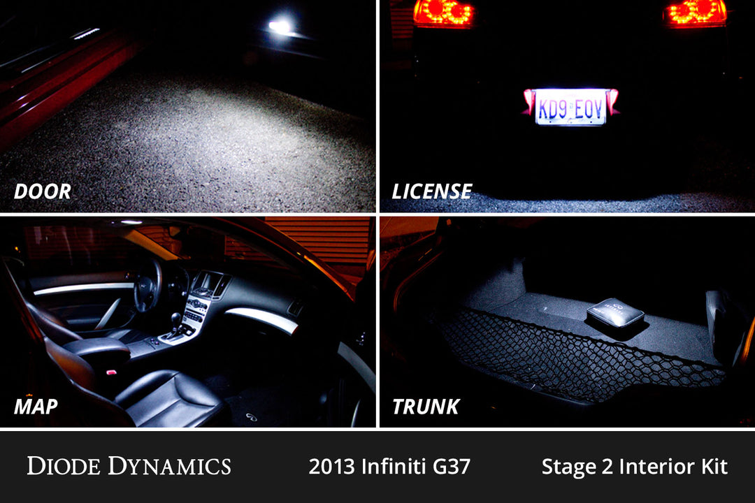 Interior LED Kit for 2008-2015 Infiniti G37 Coupe/Convertible