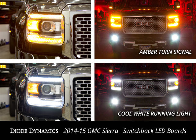 2014-2015 GMC Sierra SB DRL LED Boards Diode Dynamics-dd2011