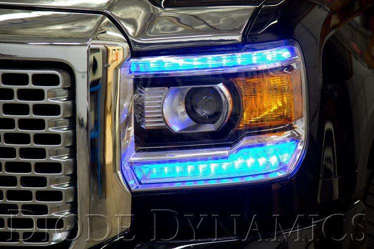 2014-2019 GMC Sierra RGBW DRL LED Boards Diode Dynamics-1