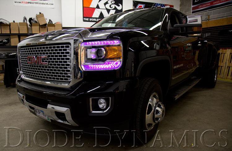 2014-2019 GMC Sierra RGBW DRL LED Boards Diode Dynamics-3