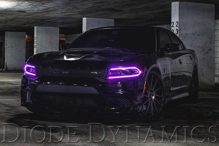 2015-2018 Dodge Charger RGBW DRL LED Boards Diode Dynamics-1