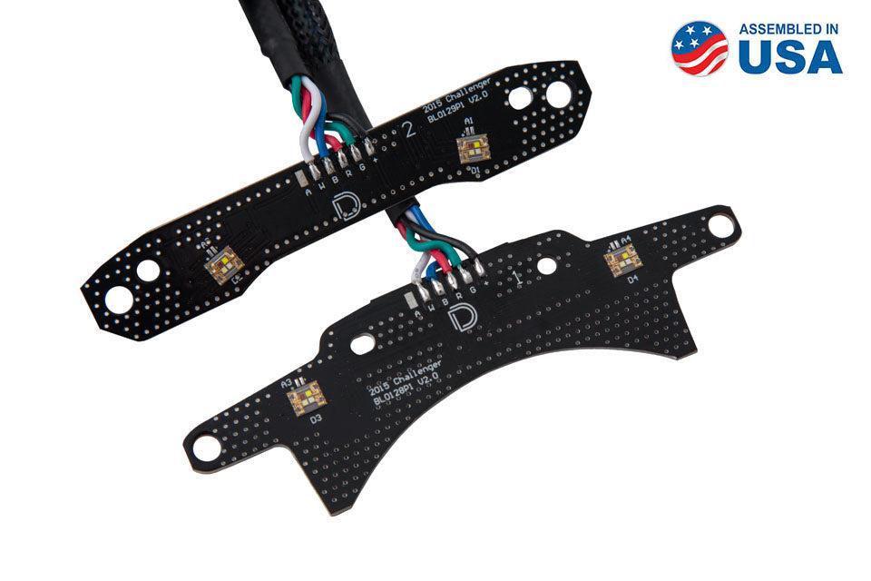 CHALLENGER　LIGHTNING SIGHBOARD 2015-2023 Dodge Challenger Multicolor LED Boards – Prolightz