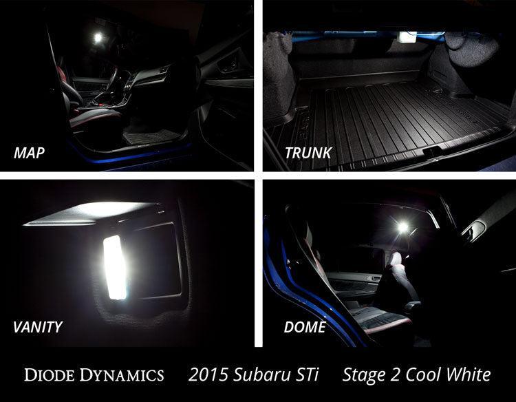 2015-2023 Subaru WRX Interior Light Kit Diode Dynamics-4