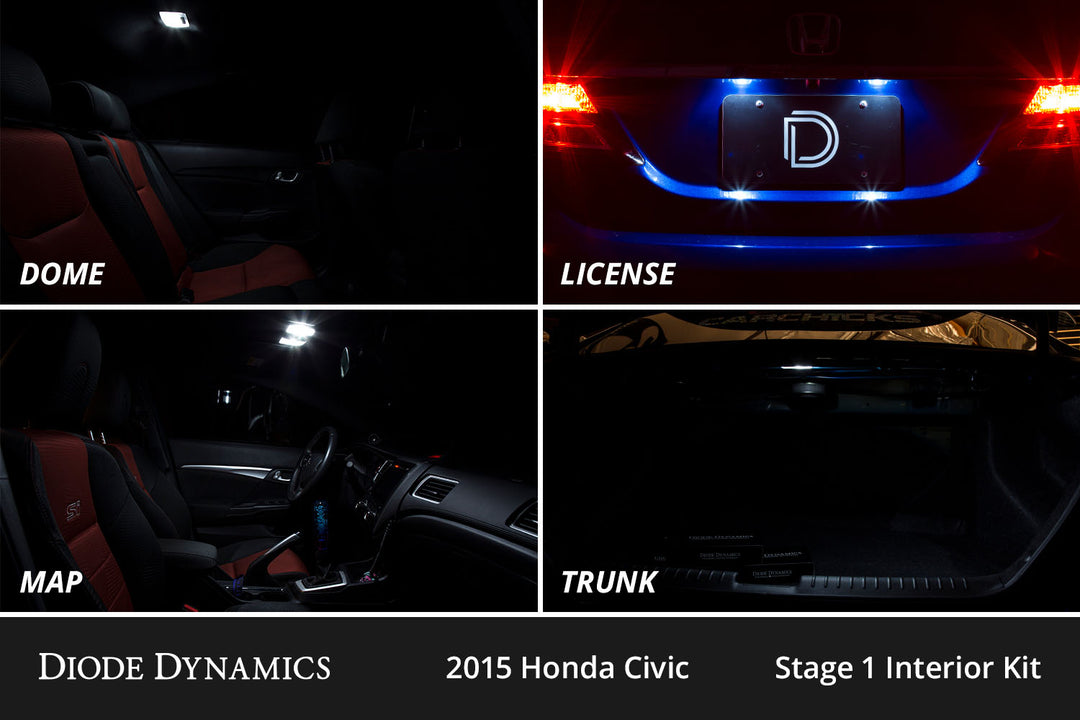 Interior LED Kit for 2012-2015 Honda Civic Si
