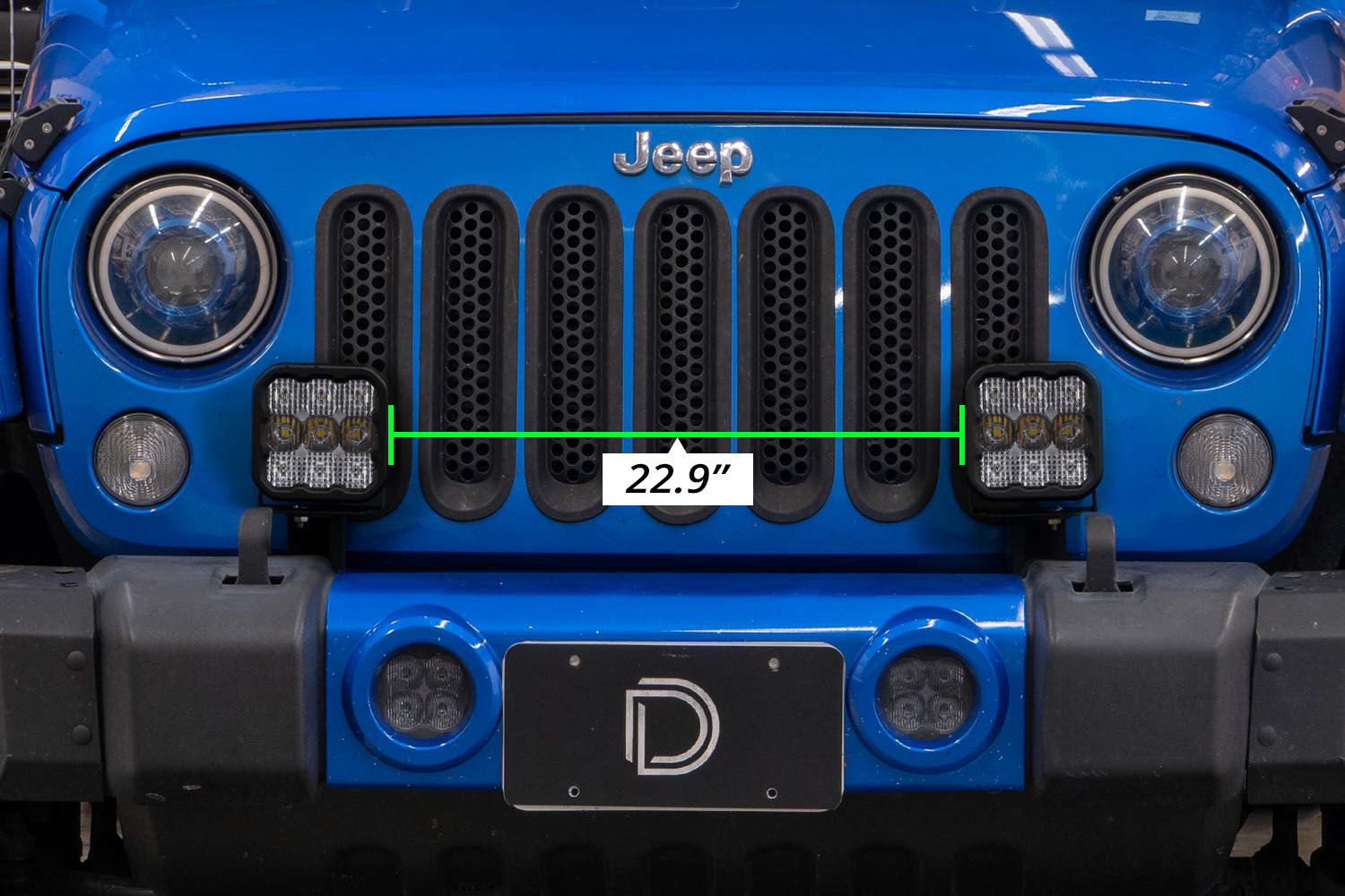 Jeep JK (2007-2018) SS5 CrossLink Bumper Lightbar Kit-