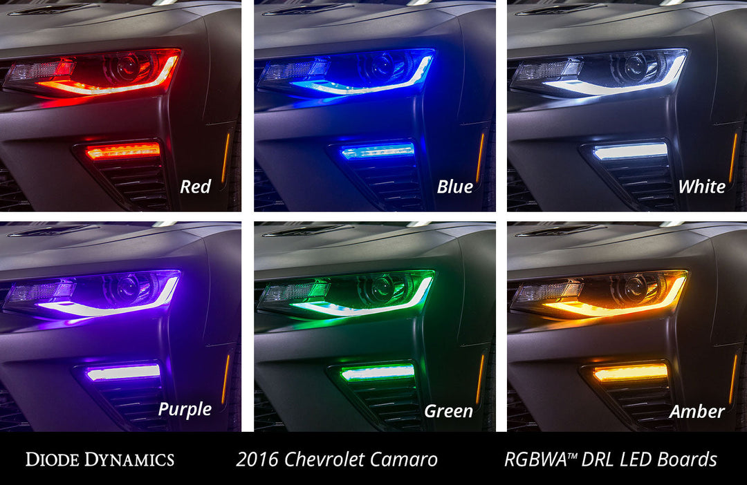 2016-2018 Chevrolet Camaro SS Multicolor DRL LED Boards-