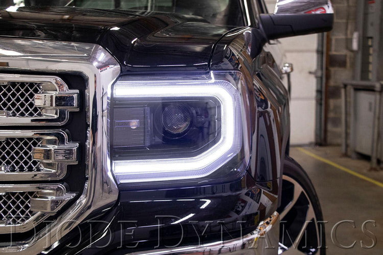 2016-2018 GMC Sierra 1500 LED Halos Diode Dynamics-1