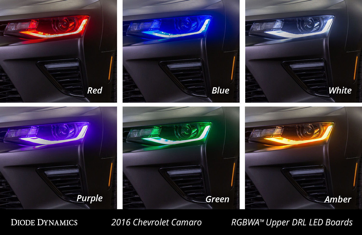 2017-2023 Chevrolet Camaro ZL1 Multicolor DRL LED Boards-