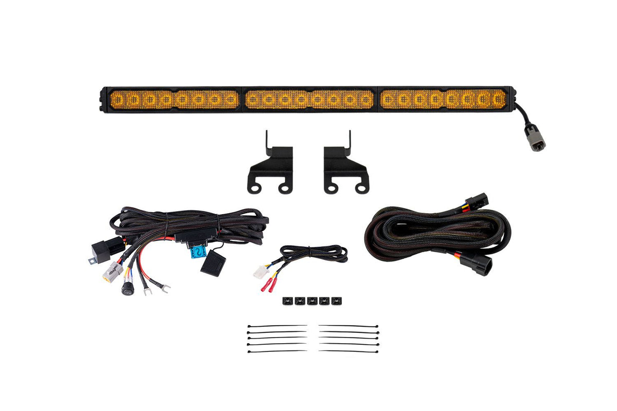 2018-2026 Jeep JL Wrangler Rear Hardtop SS30 LED Light Bar Bracket Kit-3