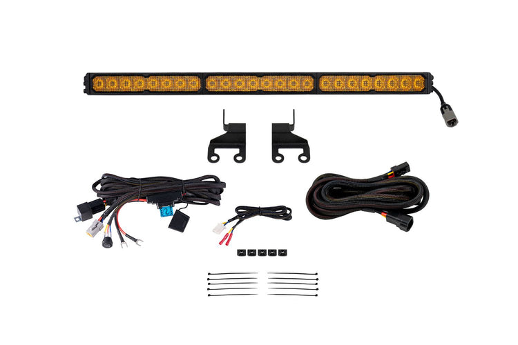 2018-2026 Jeep JL Wrangler Rear Hardtop SS30 LED Light Bar Bracket Kit-3