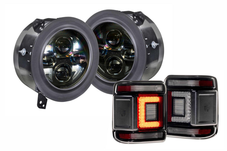 2018+ Jeep Wrangler JL Sealed7 Heads and Smoked Tails-HEADTAILKIT170-1