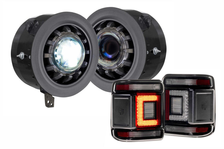 2018+ Jeep Wrangler JL Super7 Heads and Smoked Tails-HEADTAILKIT168-1