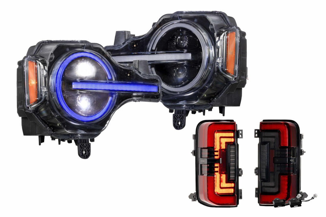 2021+ Bronco XRGB Heads and Red Tails-HEADTAILKIT158-1
