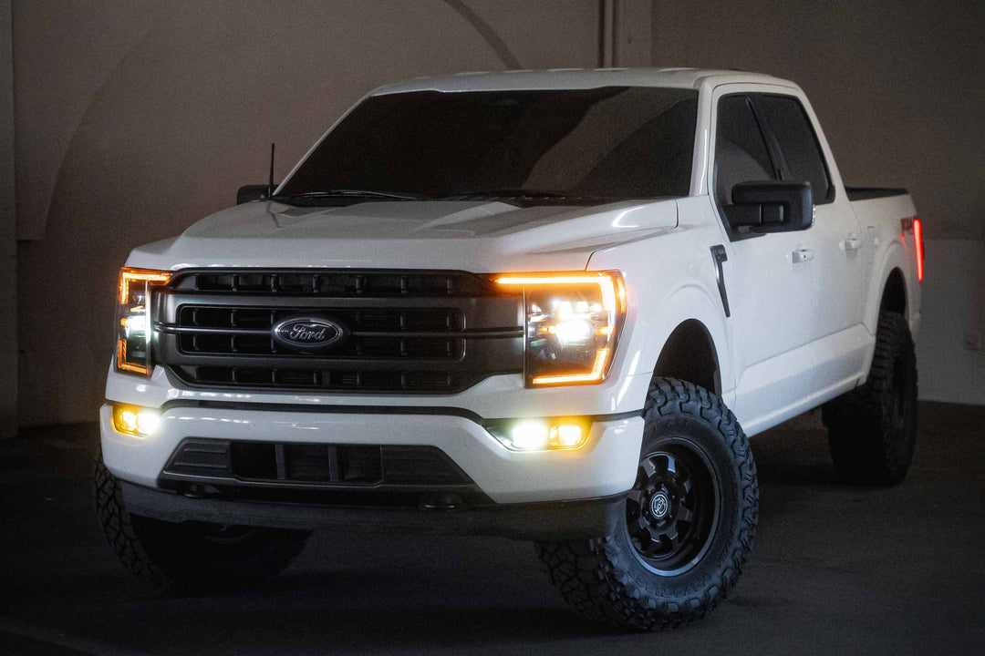21-23 F-150 (OE Halogen) Morimoto 4Banger LED Fog Light Kit-12