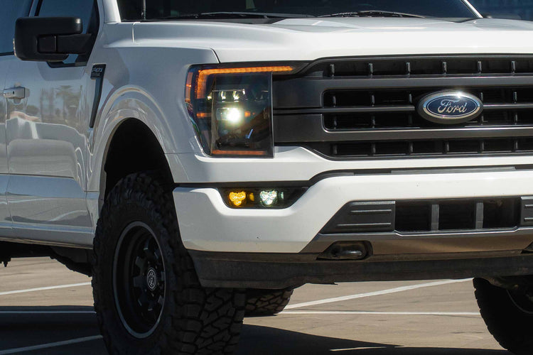 21-23 F-150 (OE Halogen) Morimoto 4Banger LED Fog Light Kit-13