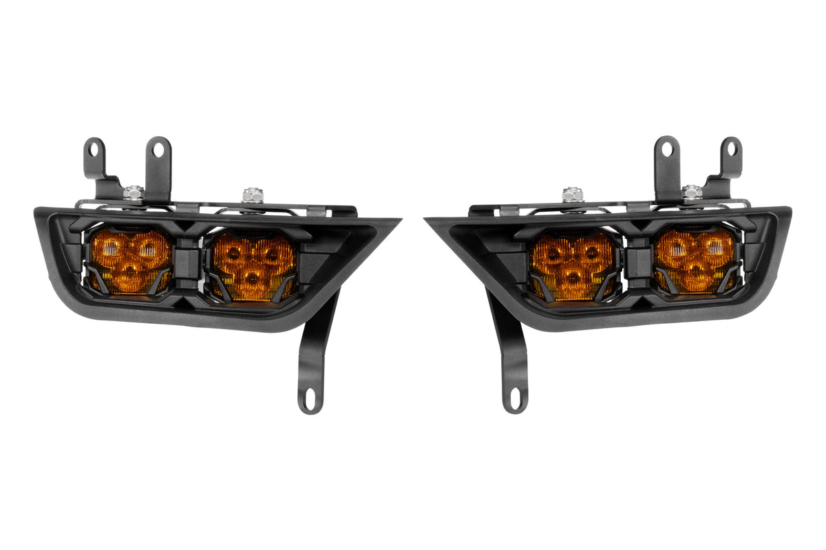 21-23 F-150 (OE Halogen) Morimoto 4Banger LED Fog Light Kit-2