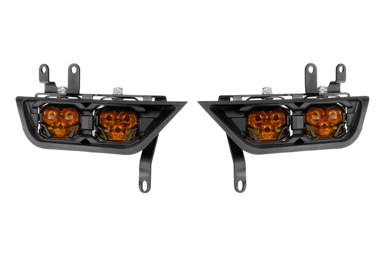 21-23 F-150 (OE Halogen) Morimoto 4Banger LED Fog Light Kit-2