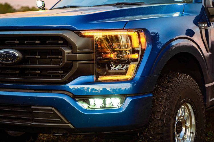 21-23 F-150 (OE Halogen) Morimoto 4Banger LED Fog Light Kit-4