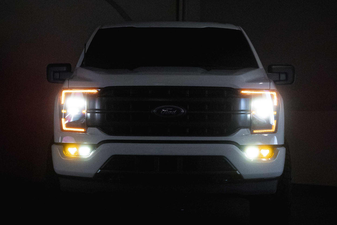 21-23 F-150 (OE Halogen) Morimoto 4Banger LED Fog Light Kit-9