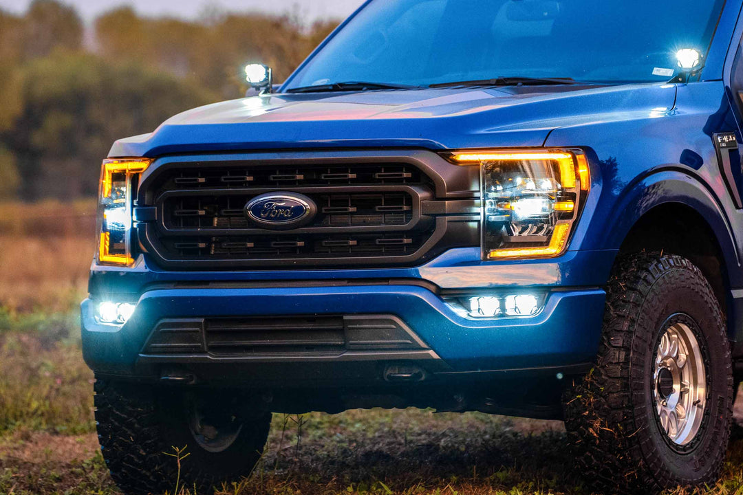21-23 F-150 (OE LED) Morimoto 4Banger LED Fog Light Kit-1