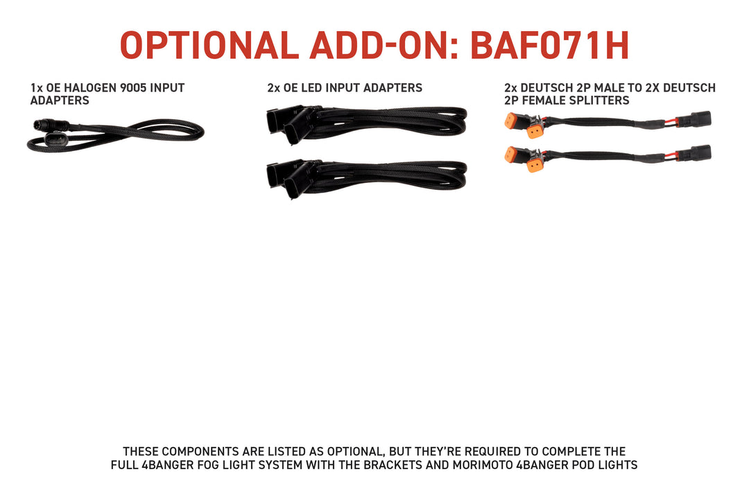 21-23 Ford F-150 4Banger Fog Sub Harness Kit-1
