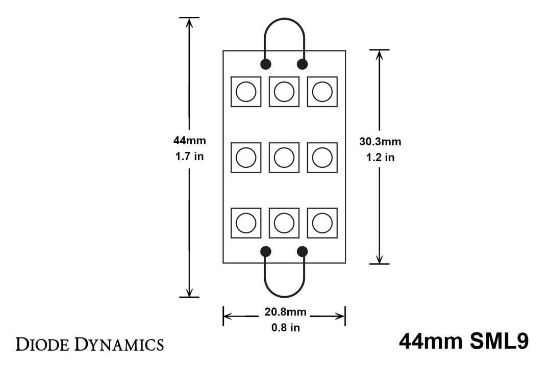 () 44mm SML9 LED Bulb Diode Dynamics-8