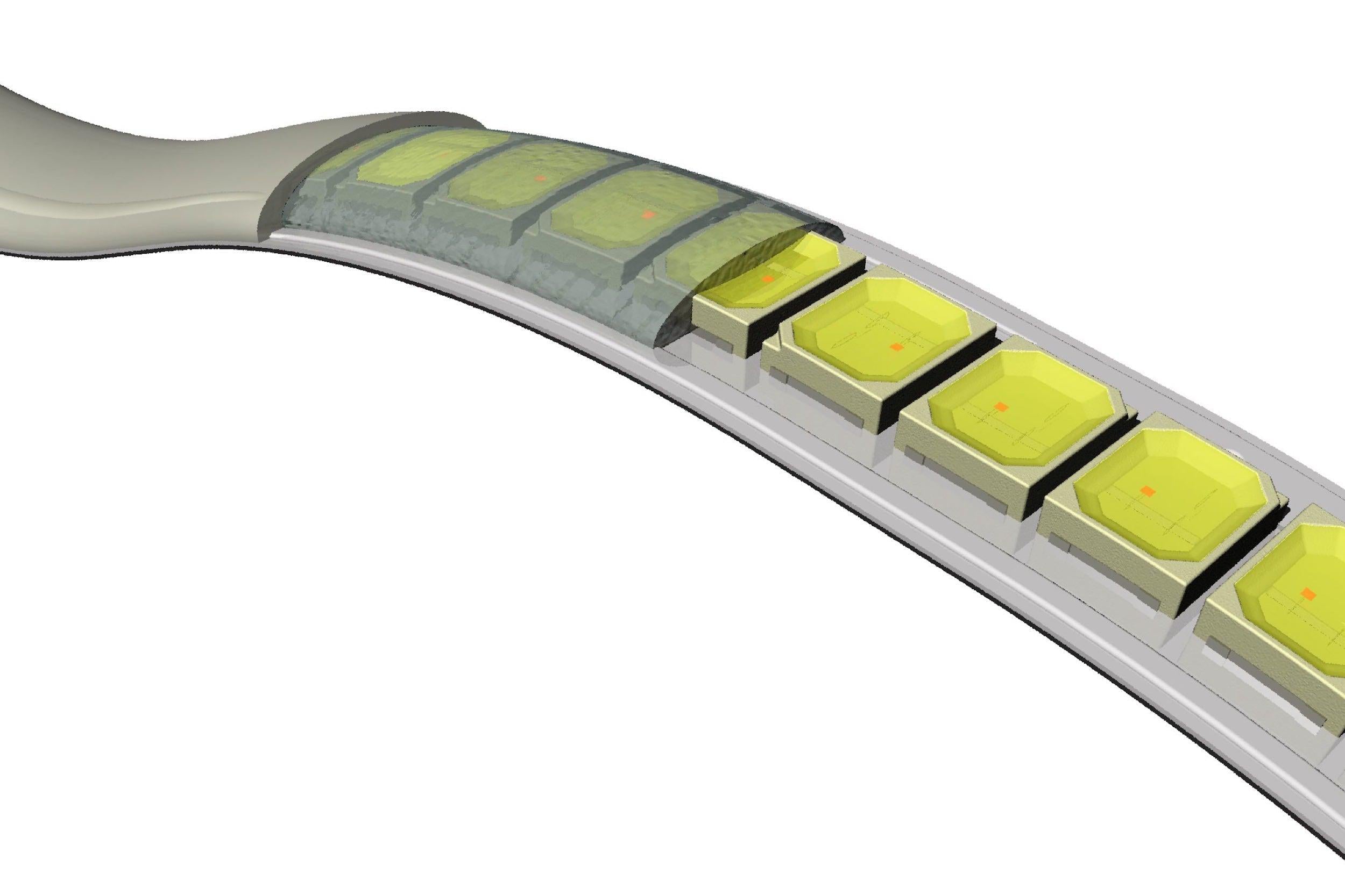 6in: Profile Pivot Strip w/ Driver (Dual Red)-4