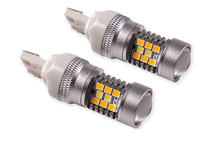 7443 LED Bulb HP24 Dual-Color Switchback Diode Dynamics-dd0110p