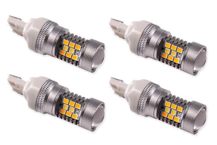 7443 LED Bulb HP24 Dual-Color Switchback Diode Dynamics-dd0110q-3