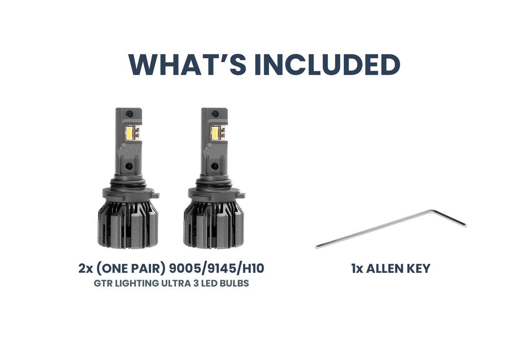 9005/9145/H10: GTR Lighting Ultra 3 (Pair)-4