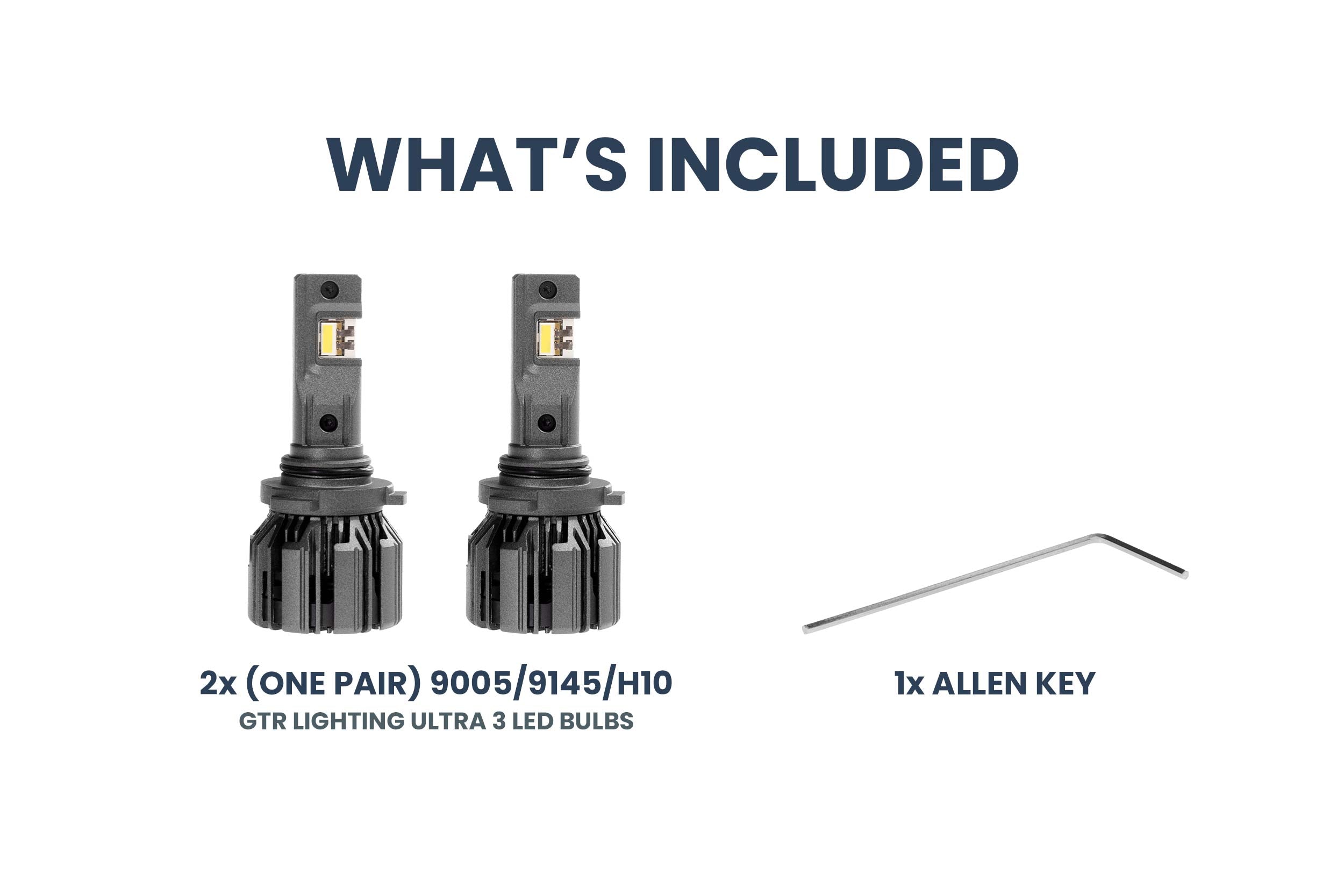 9005/9145/H10: GTR Lighting Ultra 3 (Pair)-4
