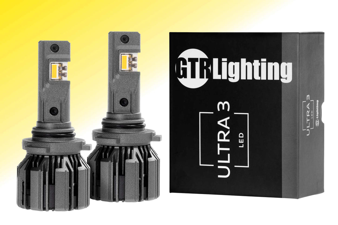 9005/9145/H10: GTR Lighting Ultra 3 Yellow (Pair)-1