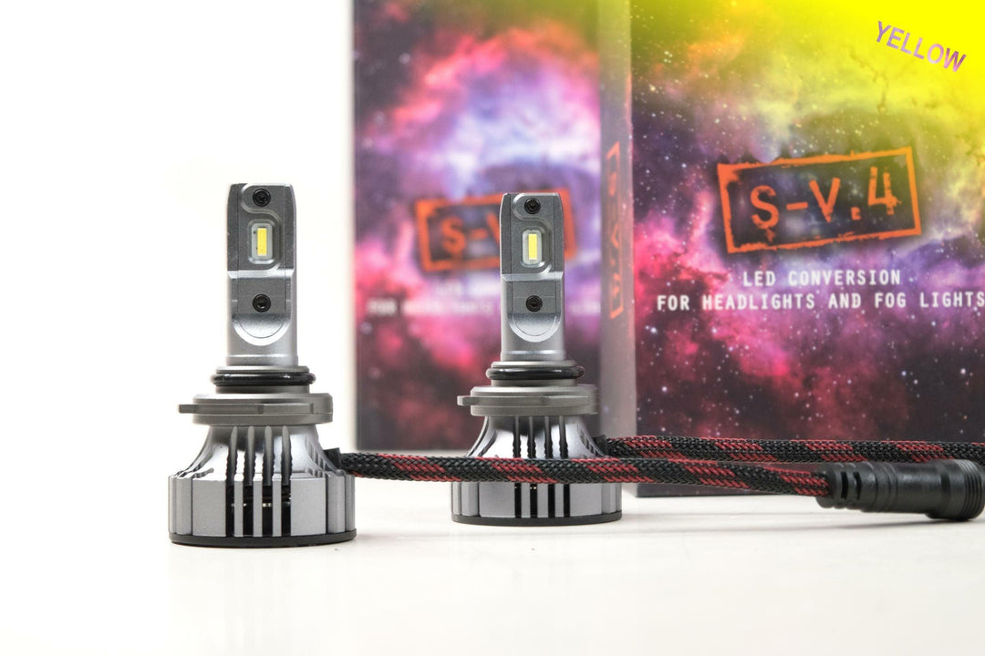 () 9005/9145/H10 S-V.4 LED Bulb - Yellow-1