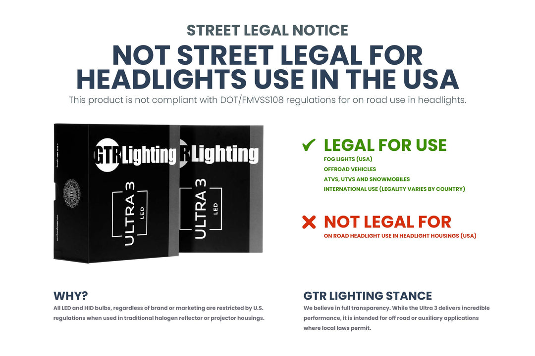 9012: GTR Lighting Ultra 3 (Pair)-7