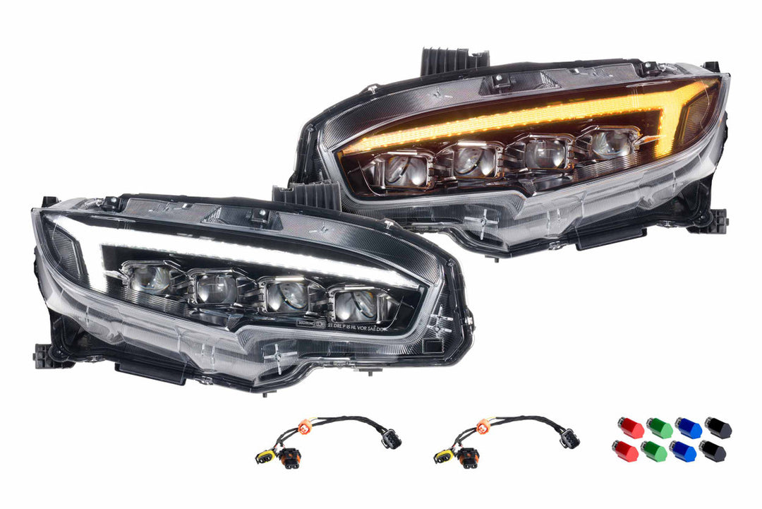 XB LED Headlights: Honda Civic (16-21)(Gen II / Pair)