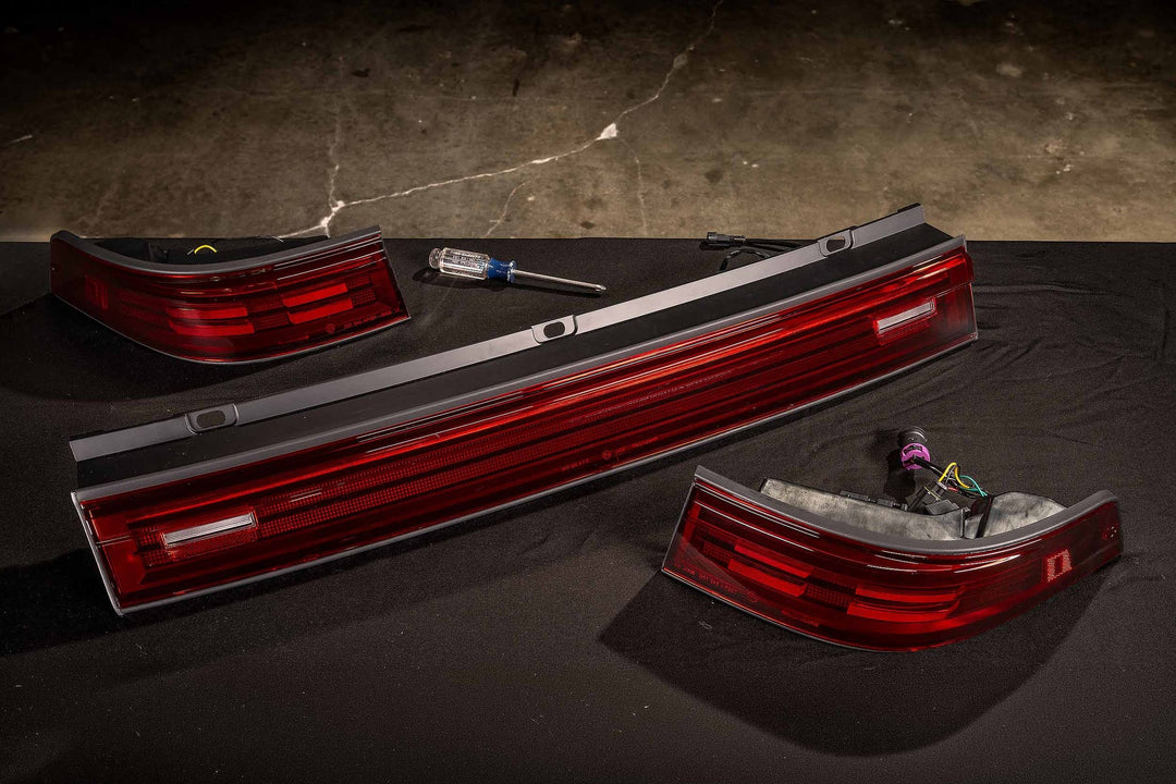 Founders Tail Lights: Porsche 964 (3Pc Set / Red Lens)