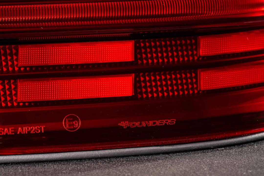 Founders Tail Lights: Porsche 964 (3Pc Set / Red Lens)