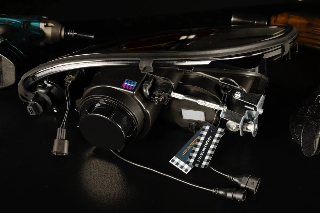 Founders Headlights: Ferrari 360 (LHD/Carbon Fiber)