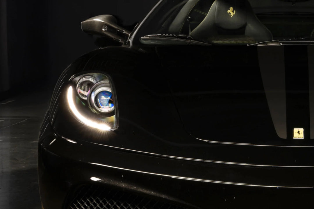 Founders Headlights: Ferrari 430 (LHD/Carbon Fiber/16M Spec)