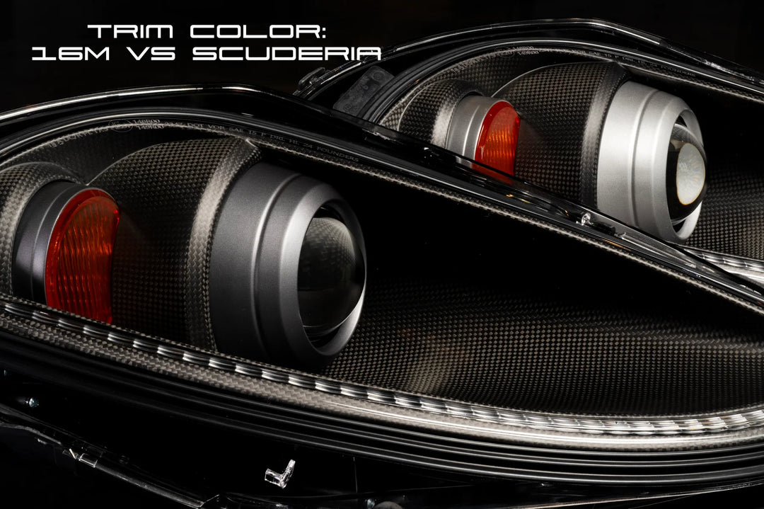 Founders Headlights: Ferrari 430 (LHD/Carbon Fiber/16M Spec)