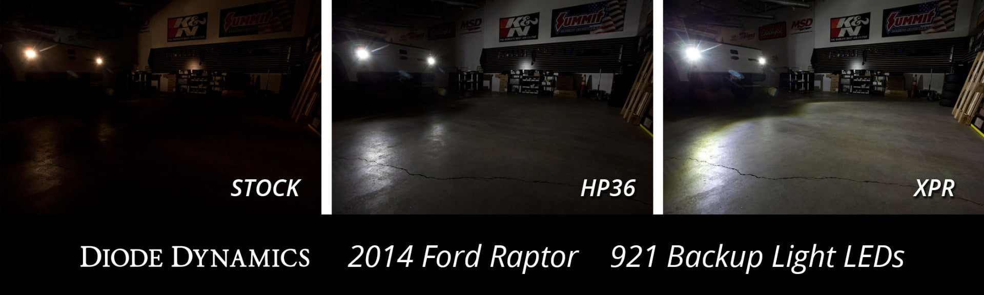 Backup LEDs for 2010-2014 Ford SVT Raptor (Pair) HP36 (210 Lumens) Diode Dynamics-dd0143p-bckup-1039