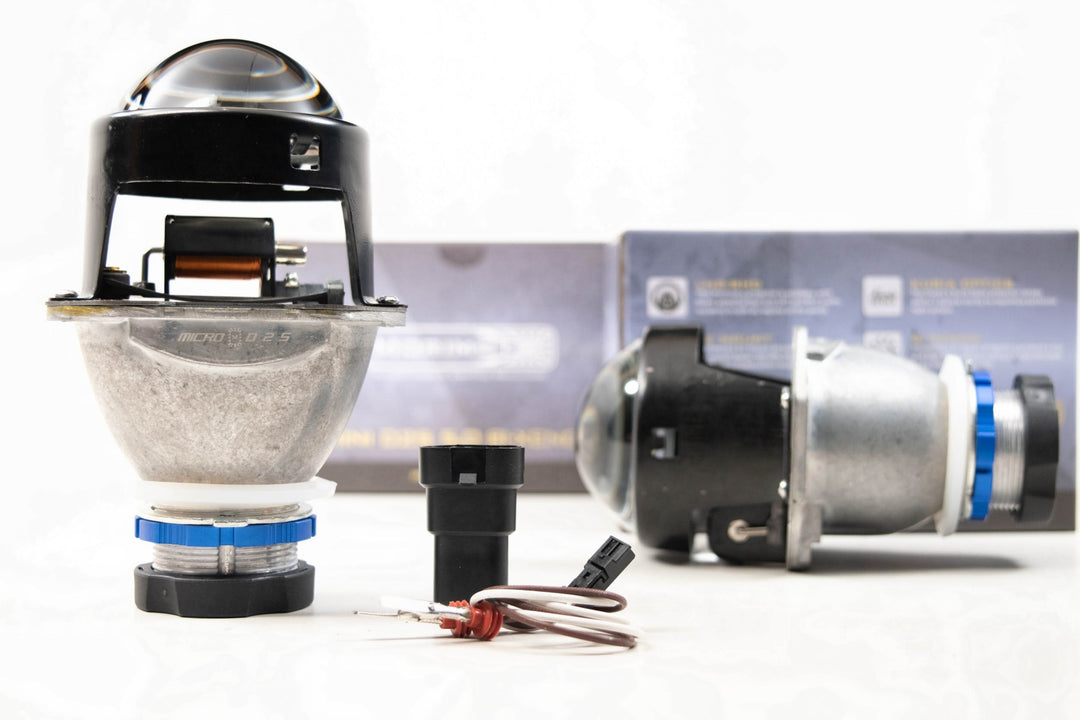 Bi-Xenon: Morimoto Micro D2S 5.0 (2.5in) (LHD)-4