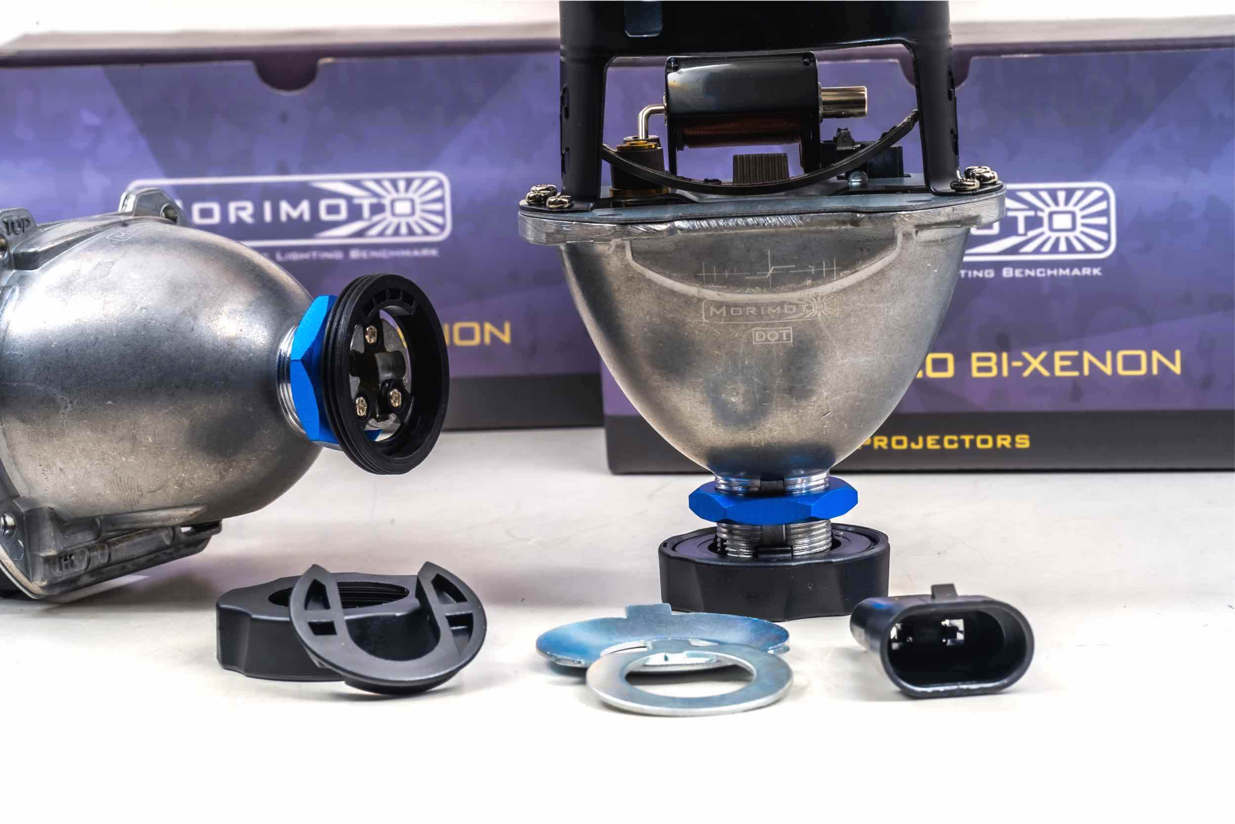 Bi-Xenon: Morimoto Mini H1 8.0 (LHD)-5